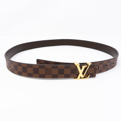 Louis-vuitton LV Belt Mini Damier Ebene 25 mm 80 cm