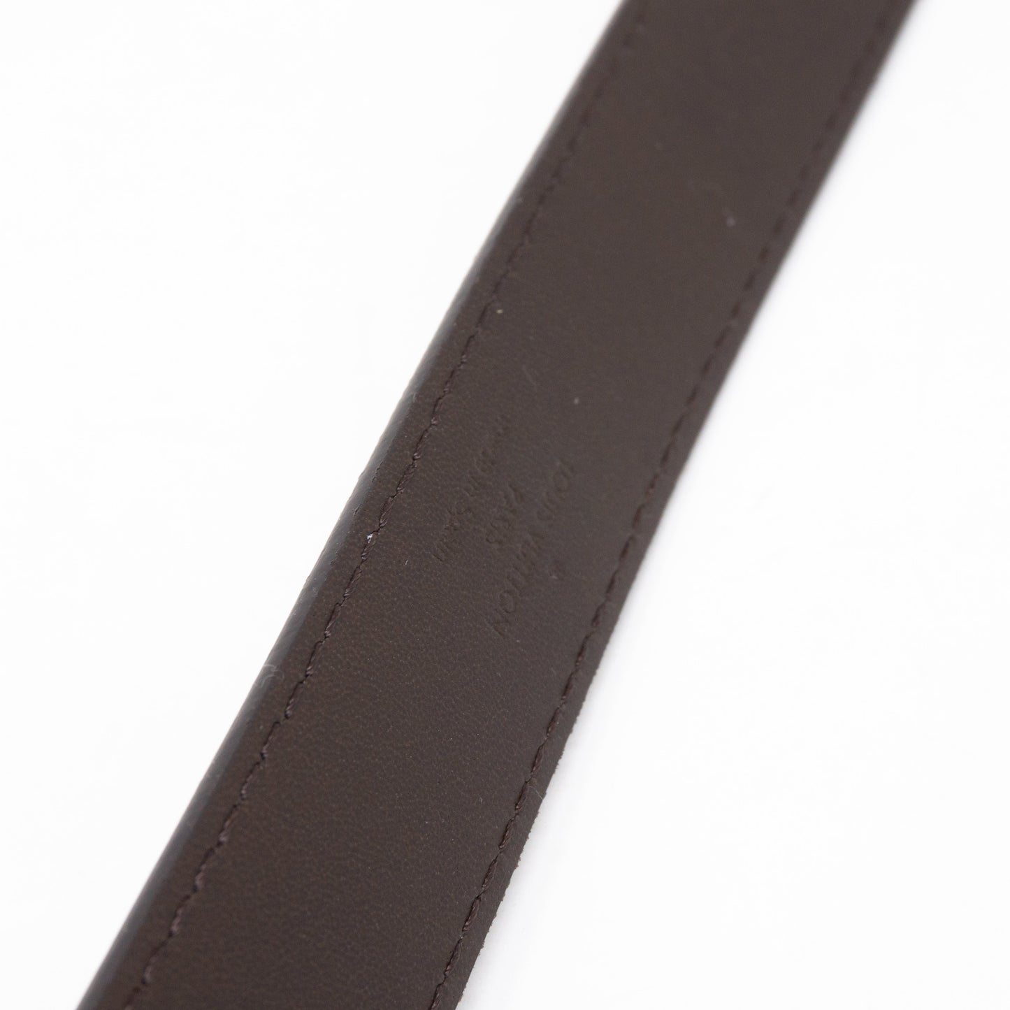 Louis-vuitton LV Belt Mini Damier Ebene 25 mm 80 cm