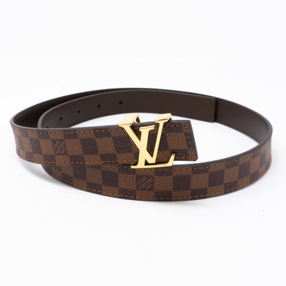 Louis-vuitton LV Belt Mini Damier Ebene 25 mm 80 cm