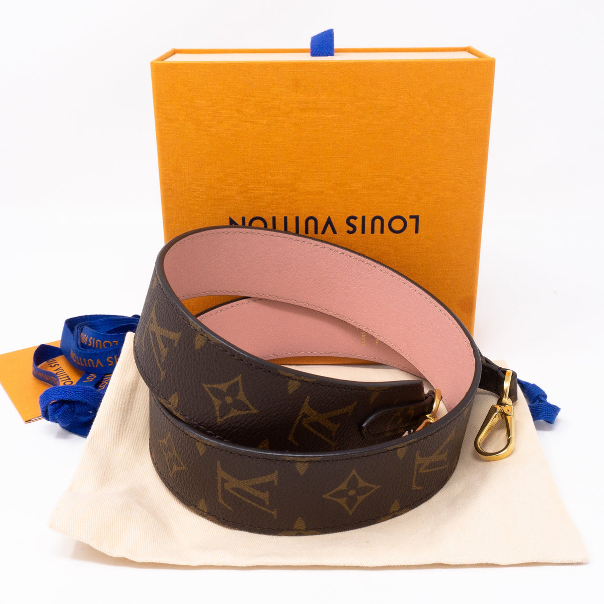 Louis-vuitton Bandoulière Monogram Rose Poudre Shoulder Strap