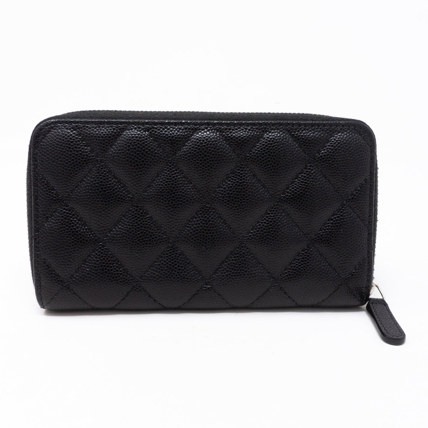 Medium Zipped Wallet Black Caviar