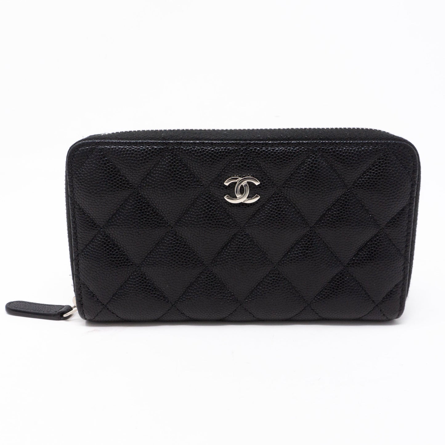 Medium Zipped Wallet Black Caviar