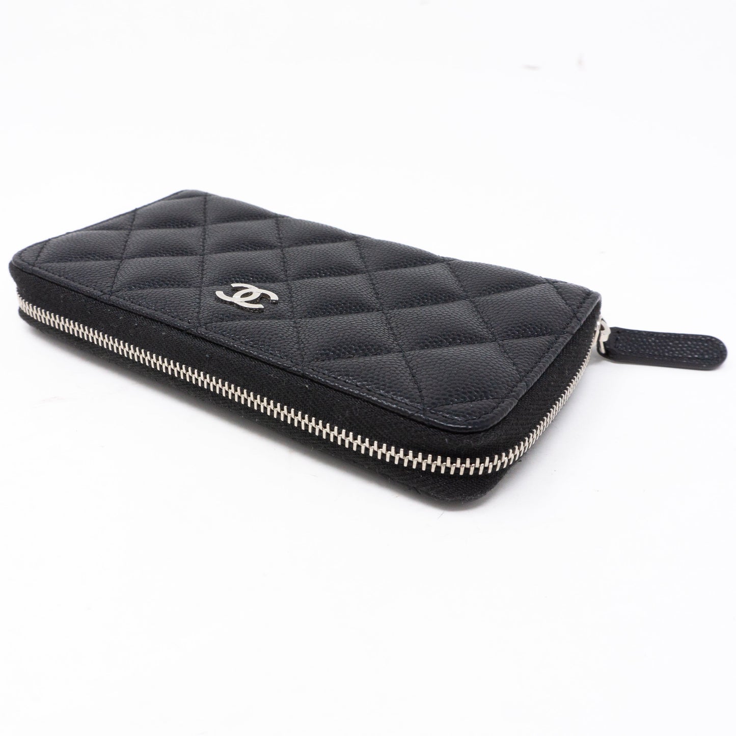 Medium Zipped Wallet Black Caviar