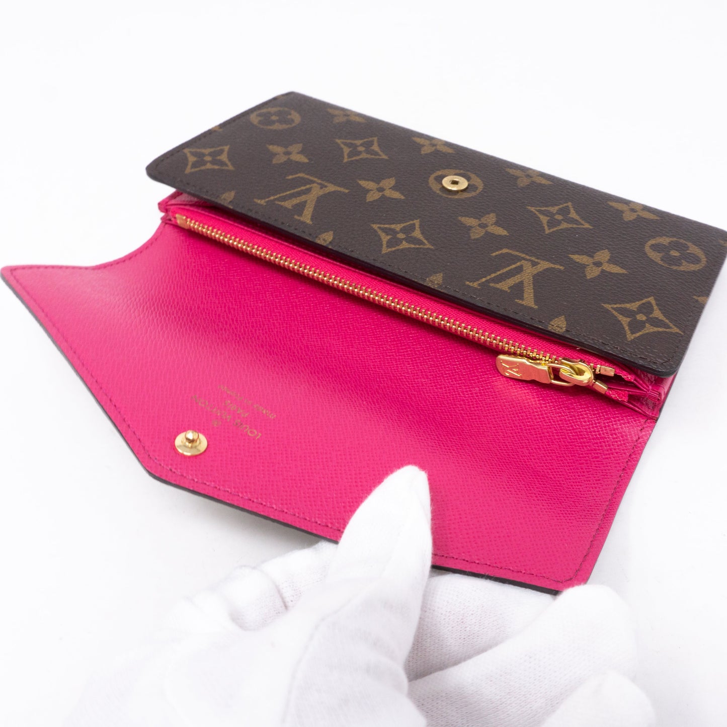 Louis-vuitton Sarah Wallet Monogram Love Lock