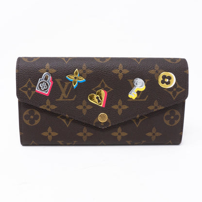 Louis-vuitton Sarah Wallet Monogram Love Lock