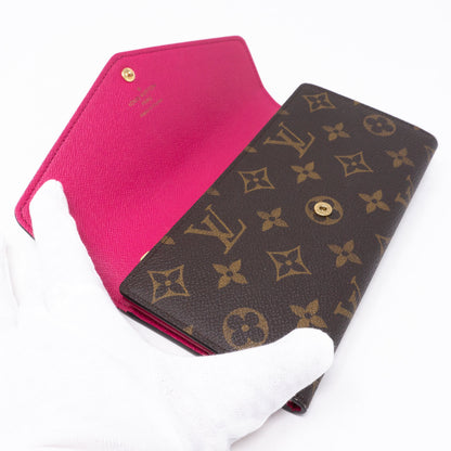 Louis-vuitton Sarah Wallet Monogram Love Lock
