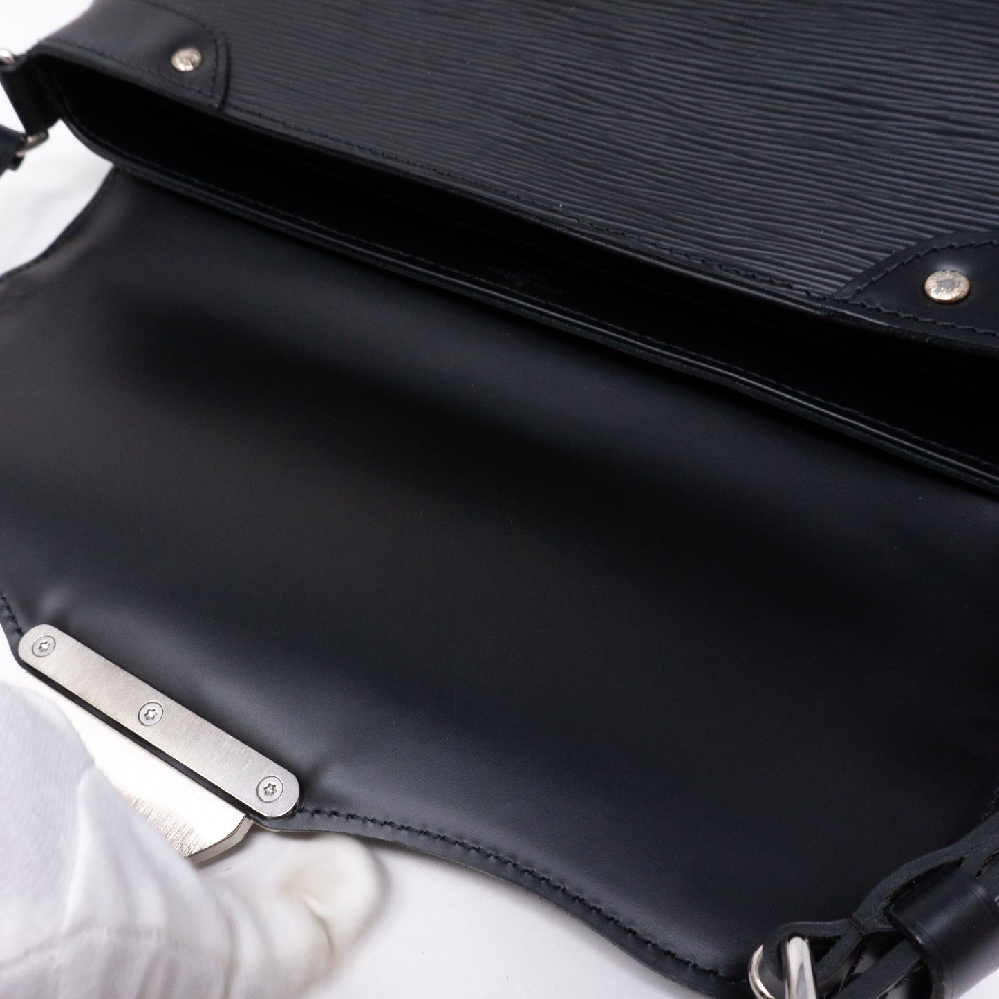 Louis-vuitton Bagatelle PM Noir Epi Leather