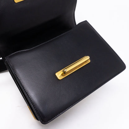 Cahier Black Leather Bag