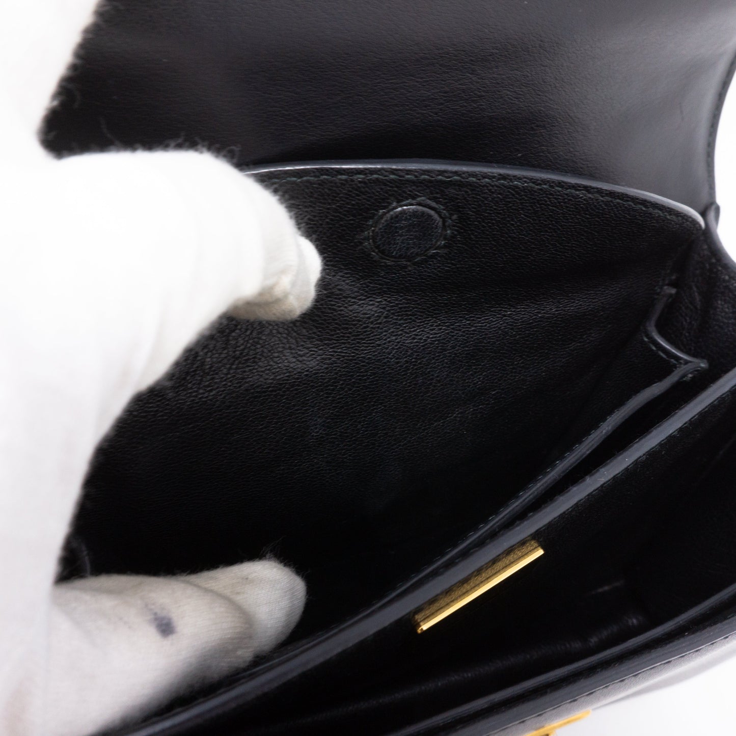 Cahier Black Leather Bag