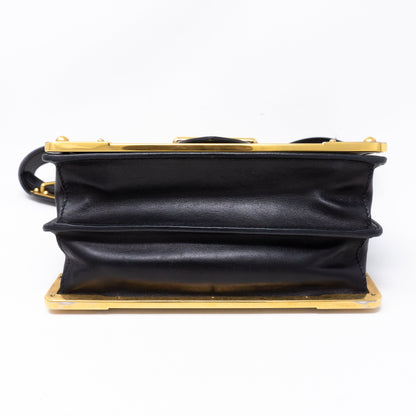 Cahier Black Leather Bag