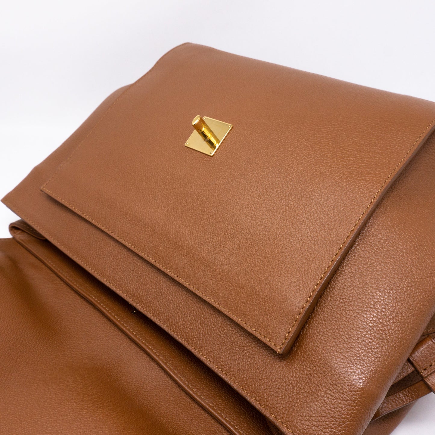 Louis-vuitton LockMe MM Brown Leather