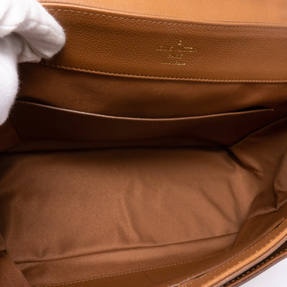 Louis-vuitton LockMe MM Brown Leather