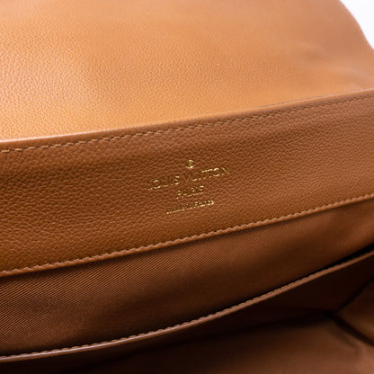 Louis-vuitton LockMe MM Brown Leather