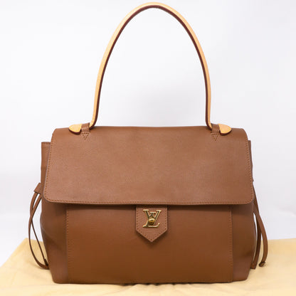 Louis-vuitton LockMe MM Brown Leather