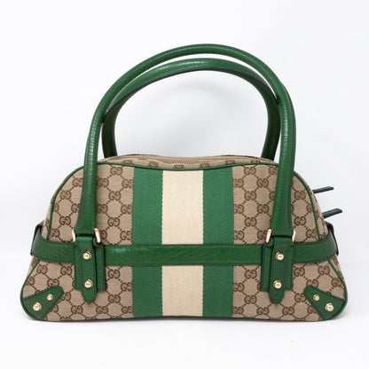 Horsebit Chain Shoulder Bag Green