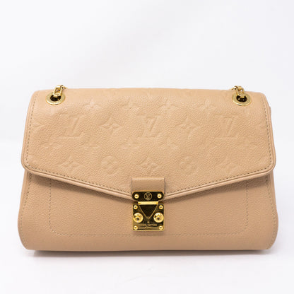 Louis-vuitton Saint Germain Monogram Empreinte Beige