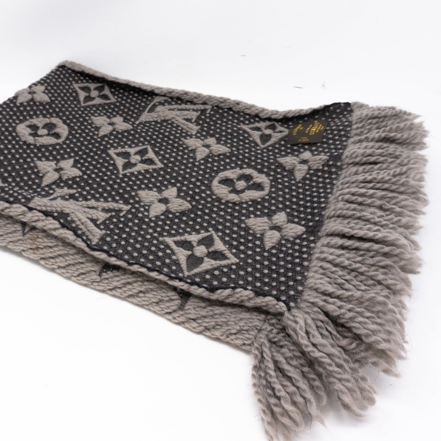 Louis-vuitton Logomania Scarf Gray