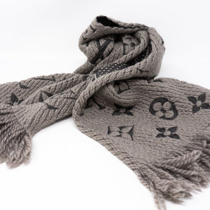 Louis-vuitton Logomania Scarf Gray