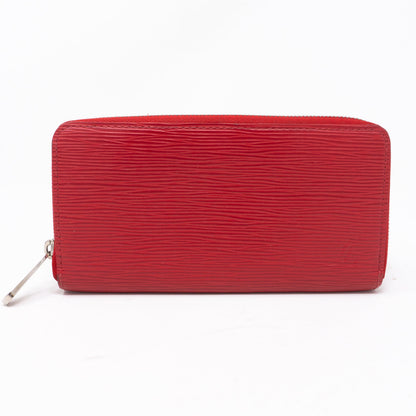 Louis-vuitton Zippy Wallet Epi Leather Red