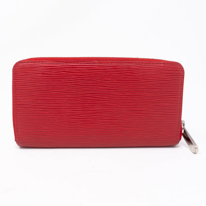Louis-vuitton Zippy Wallet Epi Leather Red