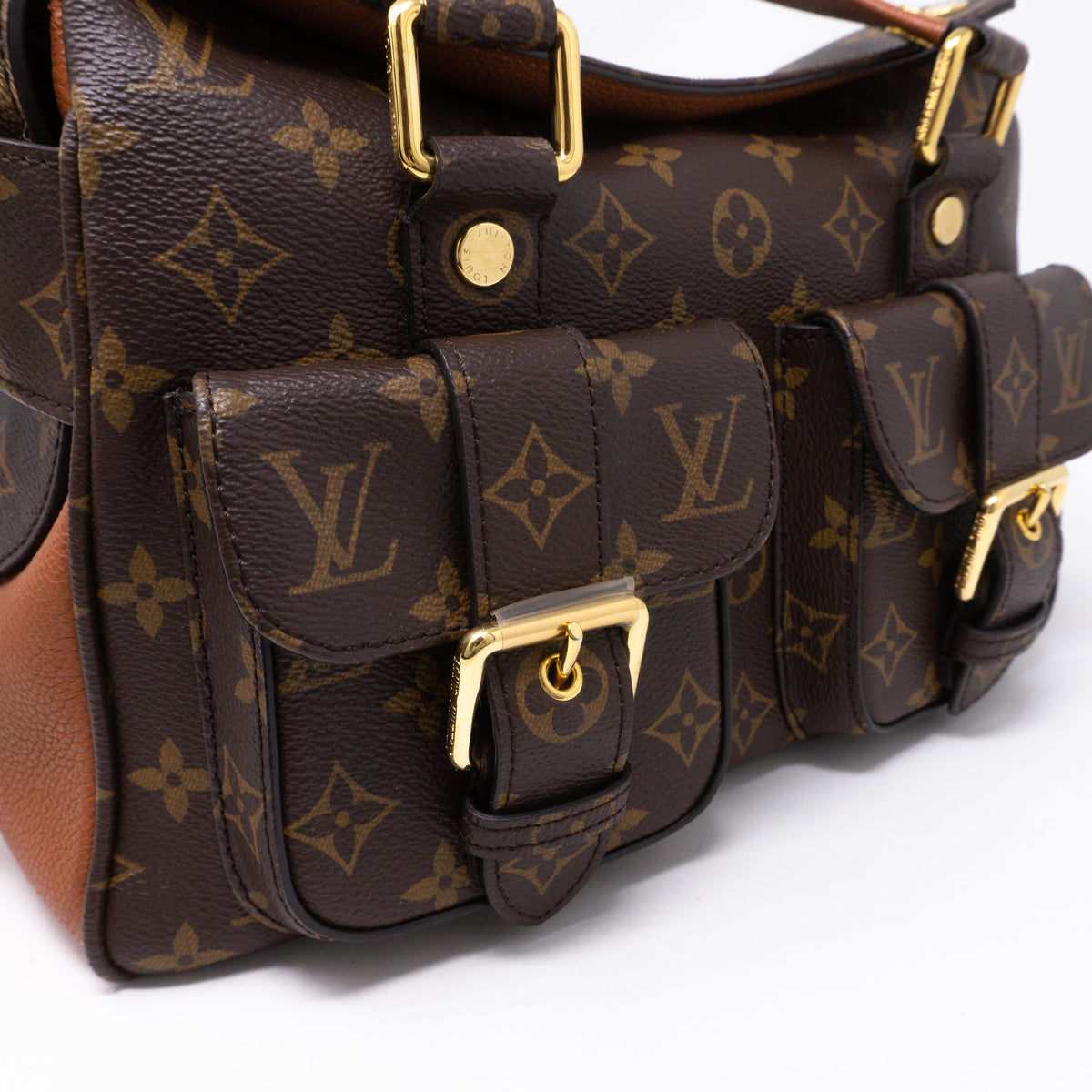 Louis-vuitton Manhattan NM Monogram Caramel