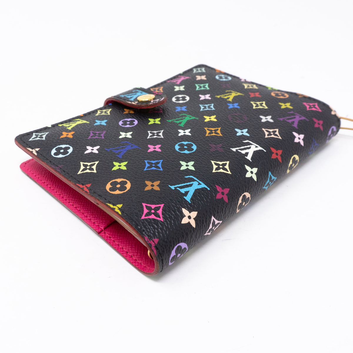 Louis-vuitton Small Ring Agenda Cover Multicolore Black