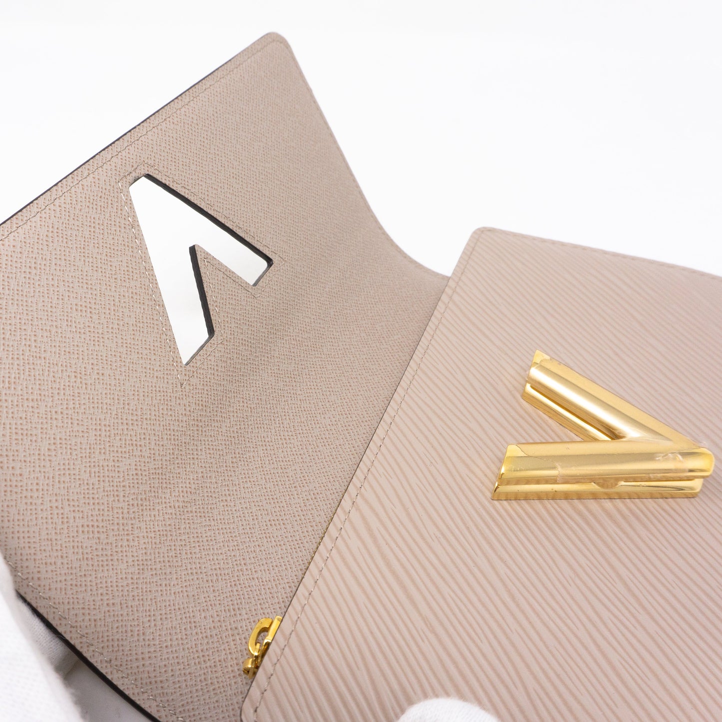 Louis-vuitton Twist Wallet Epi Leather Galet Grey