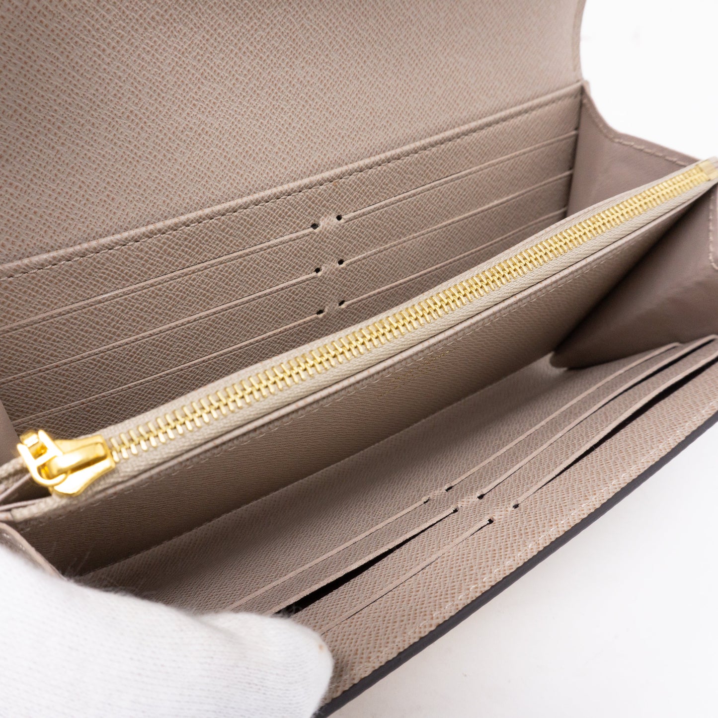 Louis-vuitton Twist Wallet Epi Leather Galet Grey