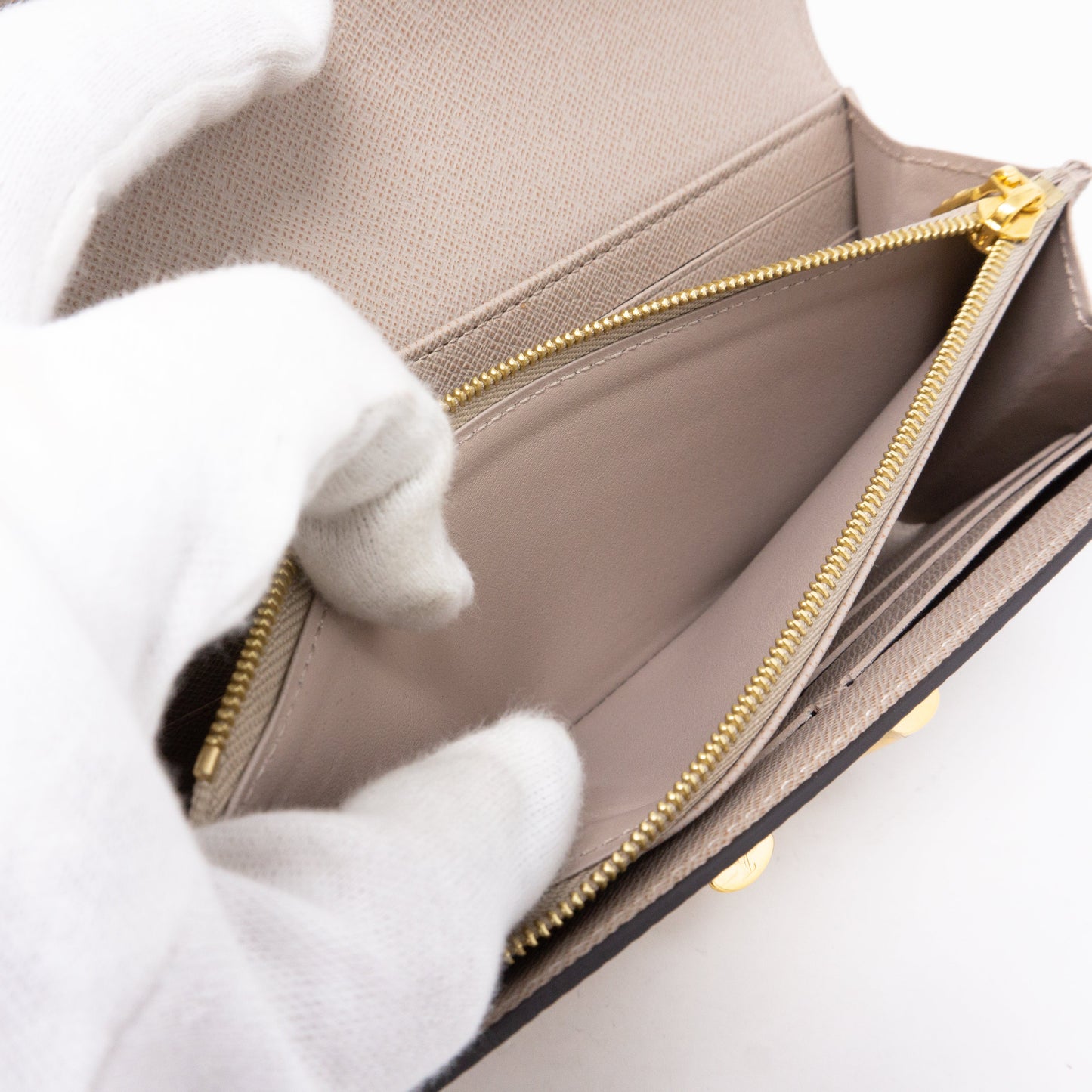 Louis-vuitton Twist Wallet Epi Leather Galet Grey