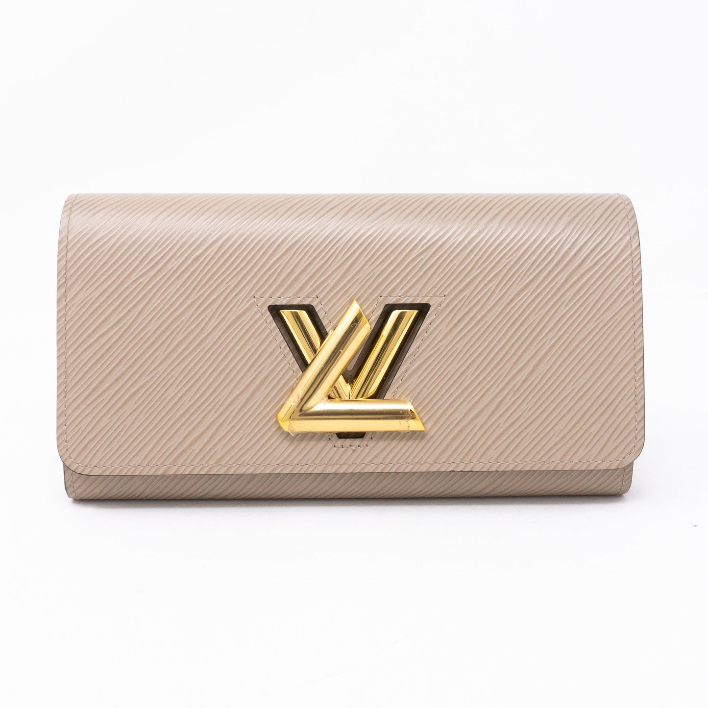 Louis-vuitton Twist Wallet Epi Leather Galet Grey