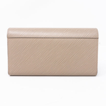 Louis-vuitton Twist Wallet Epi Leather Galet Grey