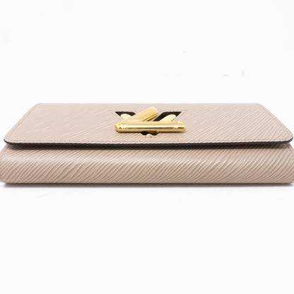 Louis-vuitton Twist Wallet Epi Leather Galet Grey