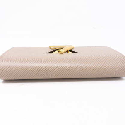 Louis-vuitton Twist Wallet Epi Leather Galet Grey
