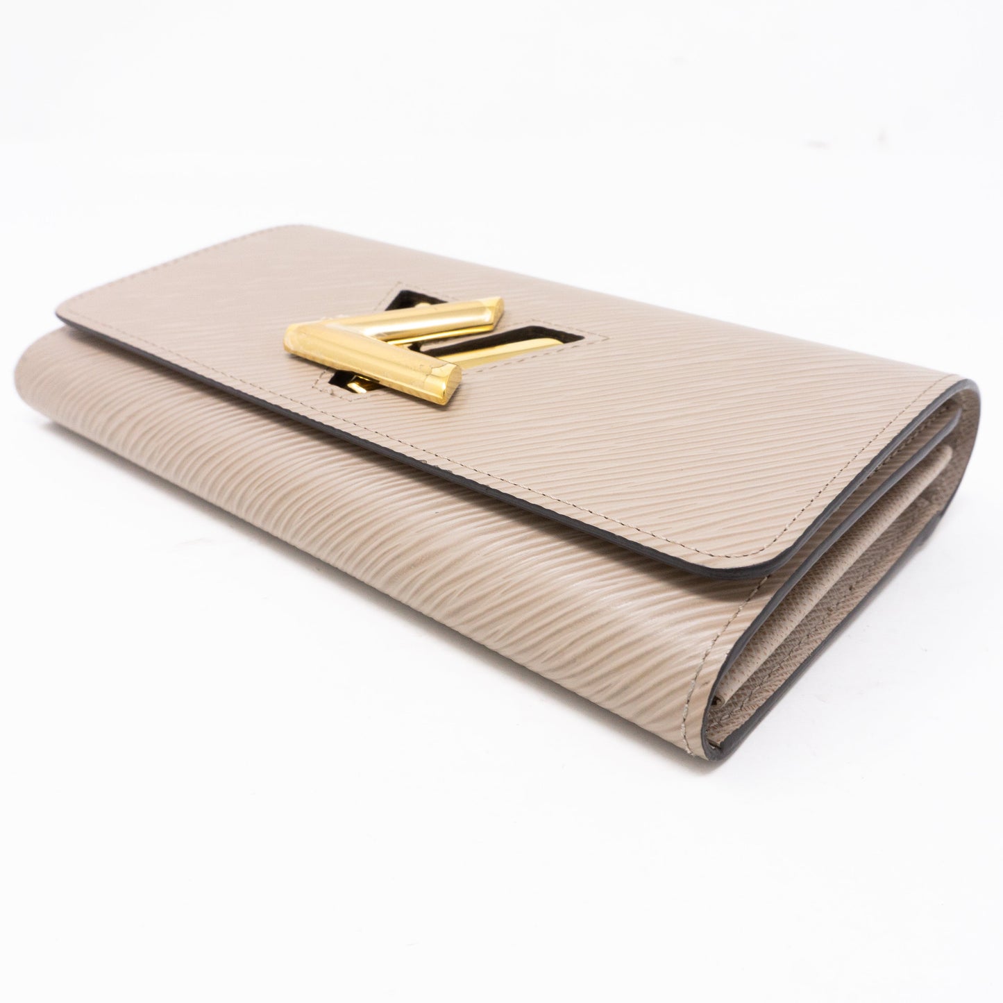 Louis-vuitton Twist Wallet Epi Leather Galet Grey