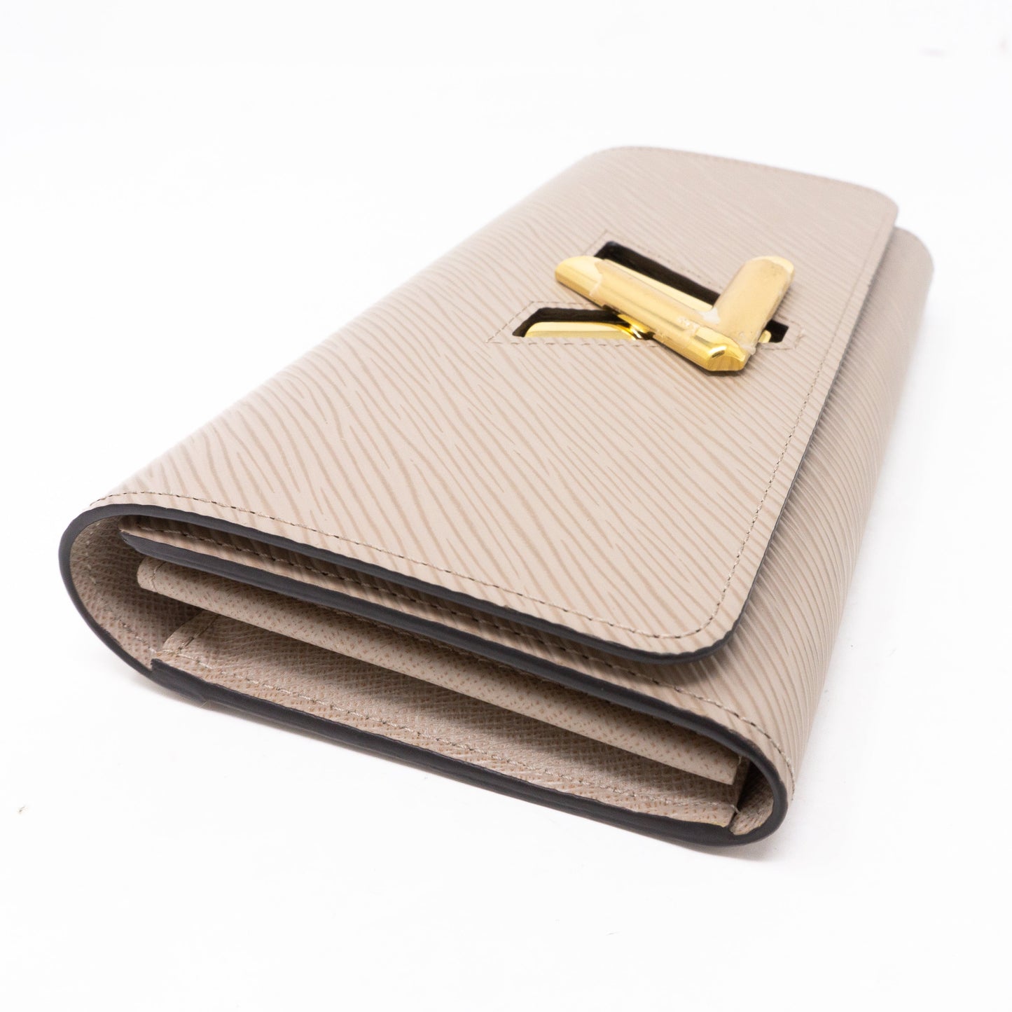 Louis-vuitton Twist Wallet Epi Leather Galet Grey