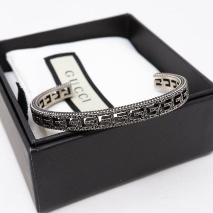 Sterling Silver Square G Bracelet