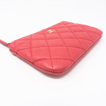 Classic Mini Pouch Pink Caviar