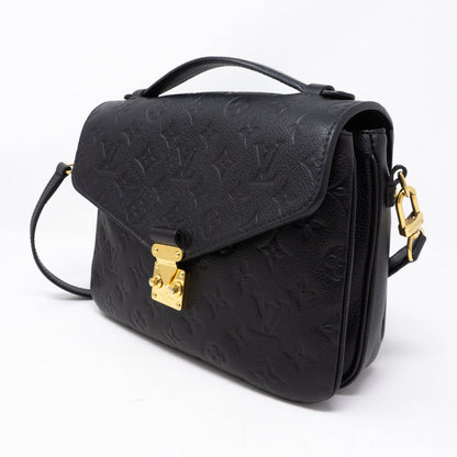 Louis-vuitton Pochette Metis Monogram Empreinte Black