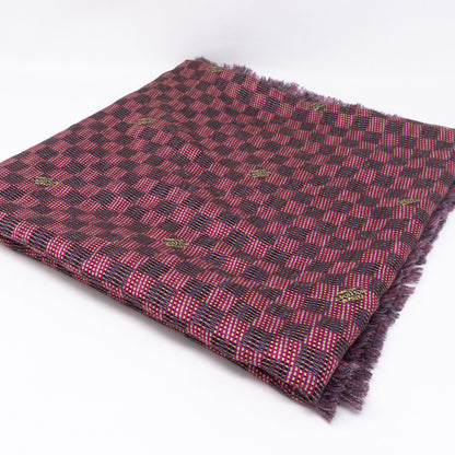 Louis-vuitton Monogram Damier Shawl Pop Pink