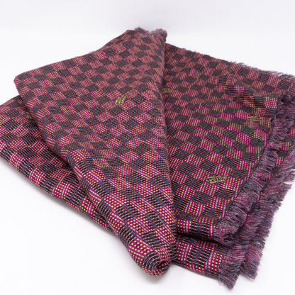 Louis-vuitton Monogram Damier Shawl Pop Pink