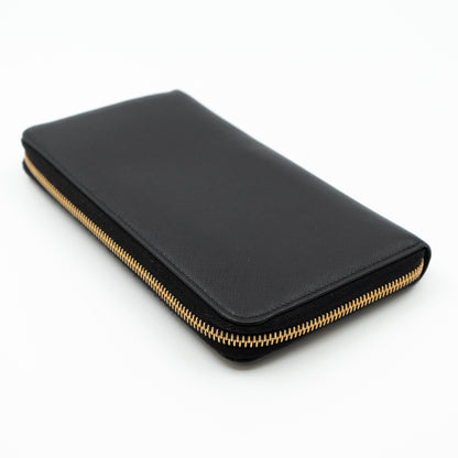 Organizer Wallet Black Saffiano