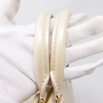 Louis-vuitton Alma PM Vernis Blanc Corail