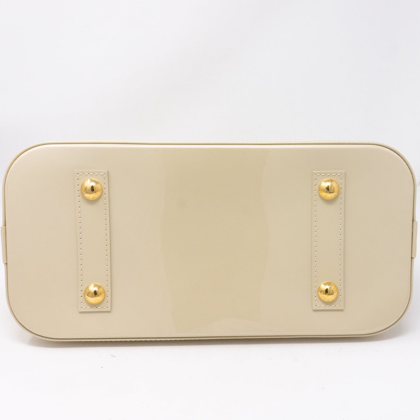 Louis-vuitton Alma PM Vernis Blanc Corail