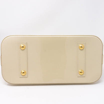 Louis-vuitton Alma PM Vernis Blanc Corail