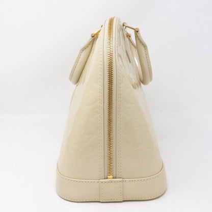 Louis-vuitton Alma PM Vernis Blanc Corail