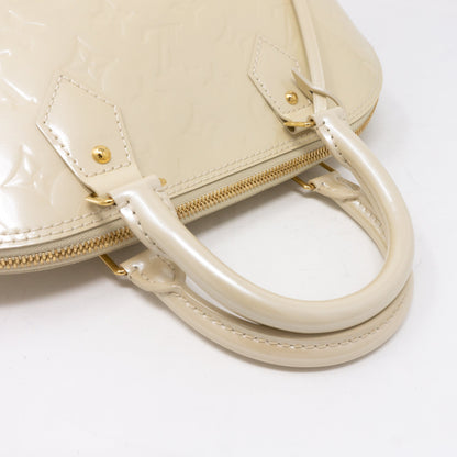 Louis-vuitton Alma PM Vernis Blanc Corail