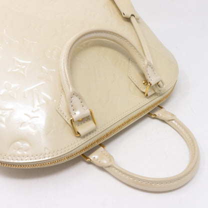 Louis-vuitton Alma PM Vernis Blanc Corail