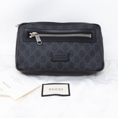 GG Supreme Black Belt Bag