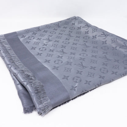 Louis-vuitton Monogram Shine Shawl Anthracite