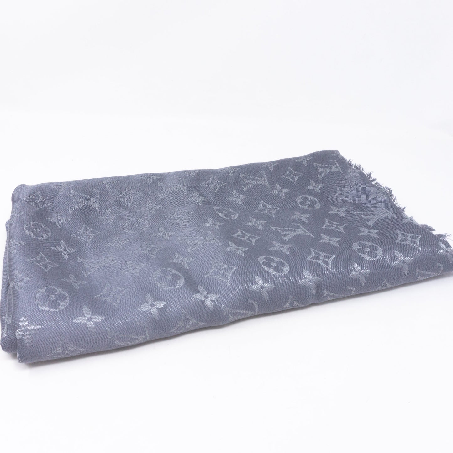 Louis-vuitton Monogram Shine Shawl Anthracite